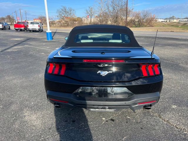 2024 Shadow Black Ford Mustang EcoBoost Premium RWD Convertible