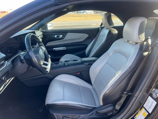 2024 Shadow Black Ford Mustang EcoBoost Premium RWD Convertible