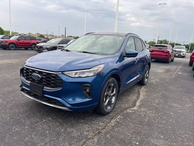 2023 Blue Metallic Ford Escape ST-Line Select AWD SUV