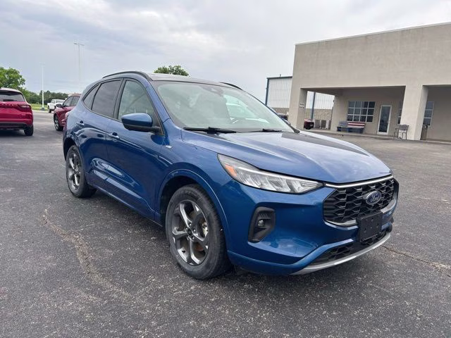 2023 Blue Metallic Ford Escape ST-Line Select AWD SUV