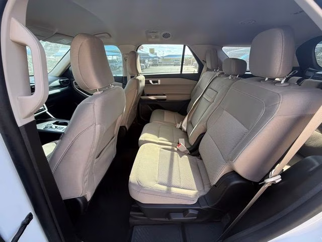 2023 White Metallic Ford Explorer XLT RWD SUV