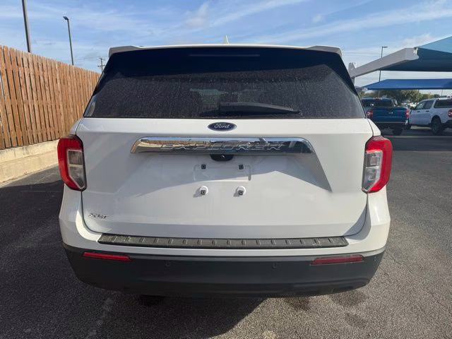 2023 White Metallic Ford Explorer XLT RWD SUV