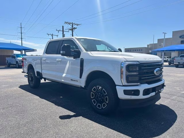 2026 White Metallic Ford Super Duty F-250 SRW Platinum 4X4 Truck