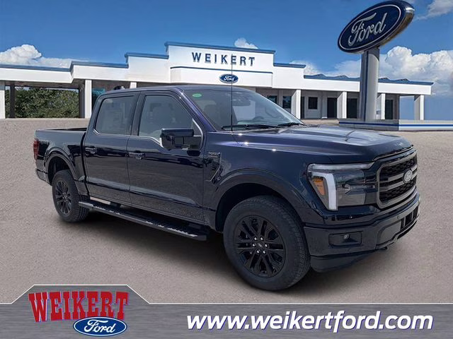 2025 Antimatter Blue Metallic Ford F-150 Lariat 4X4 Truck