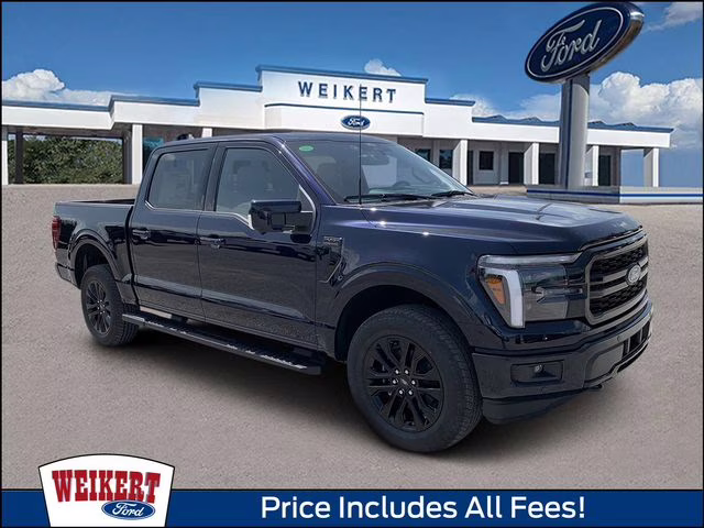 2025 Antimatter Blue Metallic Ford F-150 Lariat 4X4 Truck