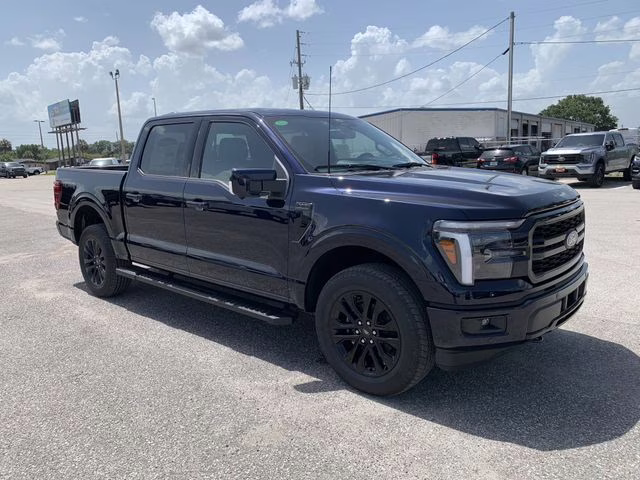 2025 Antimatter Blue Metallic Ford F-150 Lariat 4X4 Truck