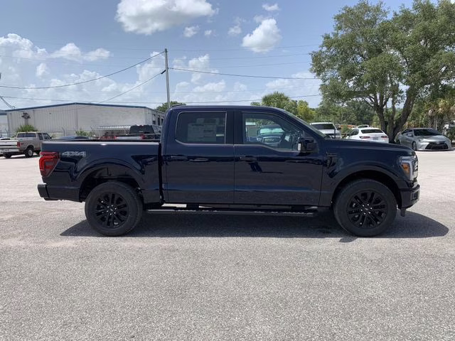 2025 Antimatter Blue Metallic Ford F-150 Lariat 4X4 Truck