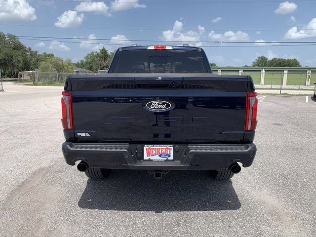 2025 Antimatter Blue Metallic Ford F-150 Lariat 4X4 Truck