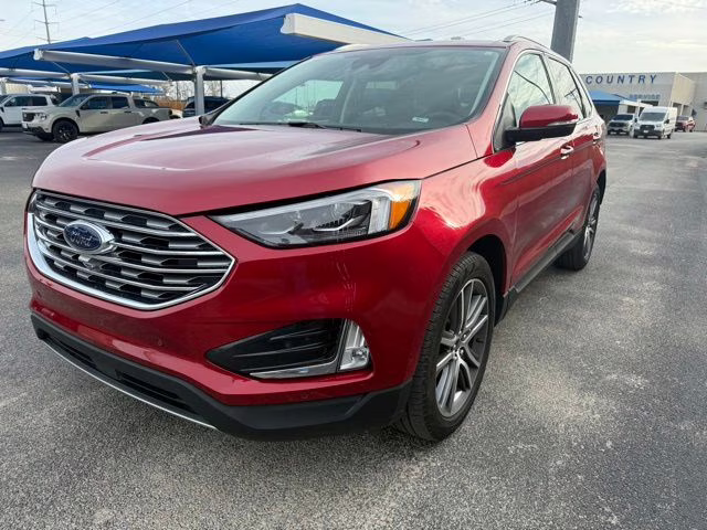 2024 Red Metallic Ford Edge Titanium AWD SUV