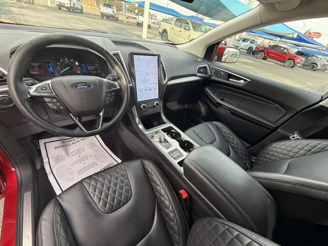2024 Red Metallic Ford Edge Titanium AWD SUV