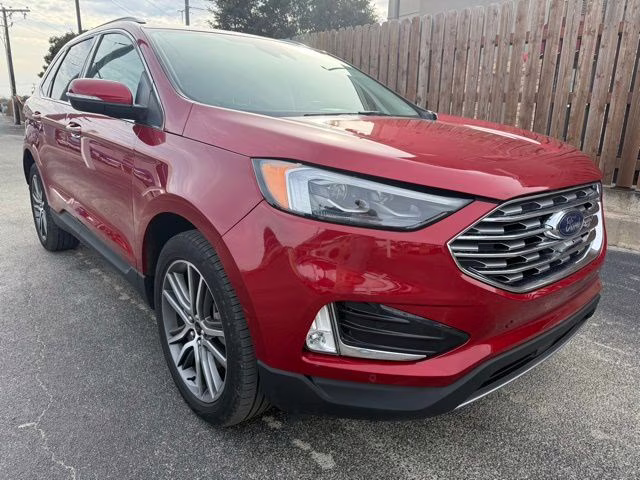 2024 Red Metallic Ford Edge Titanium AWD SUV