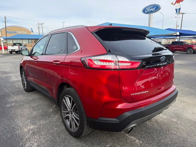 2024 Red Metallic Ford Edge Titanium AWD SUV