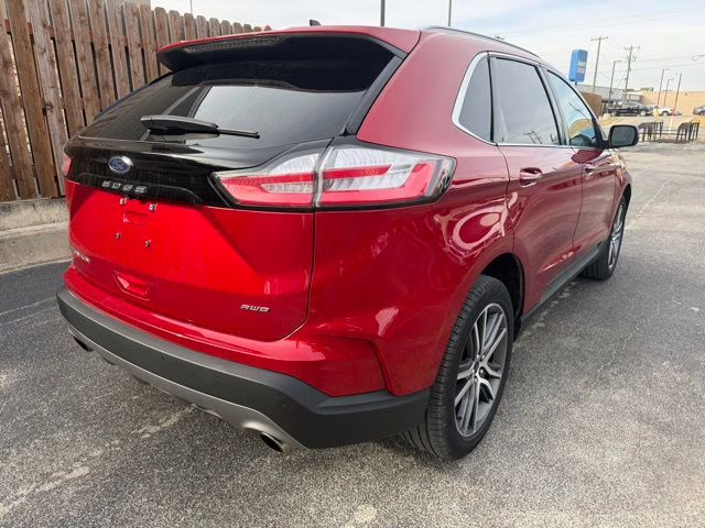 2024 Red Metallic Ford Edge Titanium AWD SUV