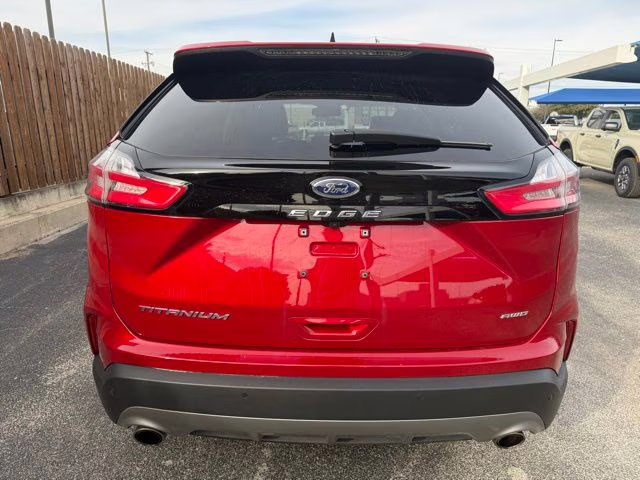 2024 Red Metallic Ford Edge Titanium AWD SUV