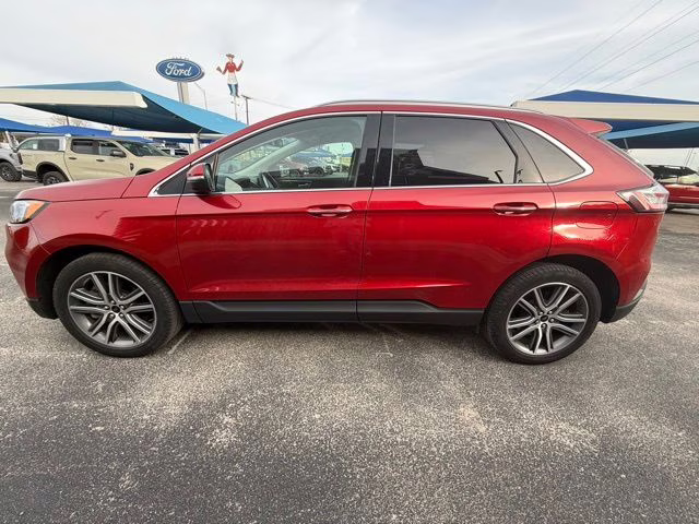 2024 Red Metallic Ford Edge Titanium AWD SUV