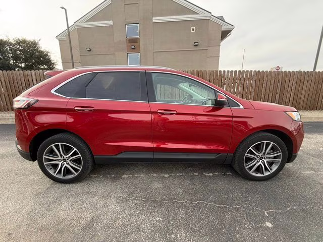 2024 Red Metallic Ford Edge Titanium AWD SUV