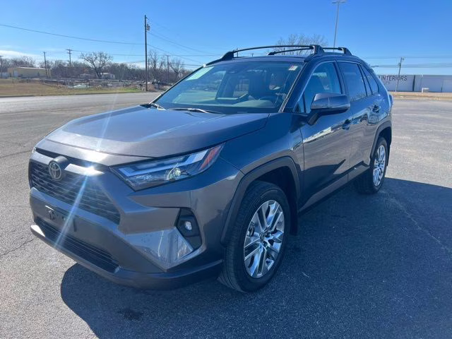 2024 Magnetic Gray Metallic/Ice Edge Toyota RAV4 XLE Premium FWD SUV