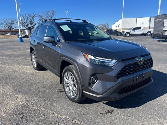 2024 Magnetic Gray Metallic/Ice Edge Toyota RAV4 XLE Premium FWD SUV