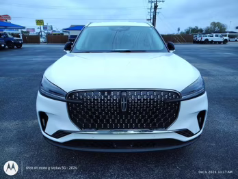 2026 White Metallic Lincoln Aviator Premiere RWD SUV