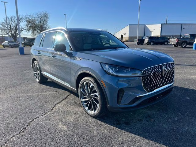 2026 Blue Metallic Lincoln Aviator Reserve RWD SUV
