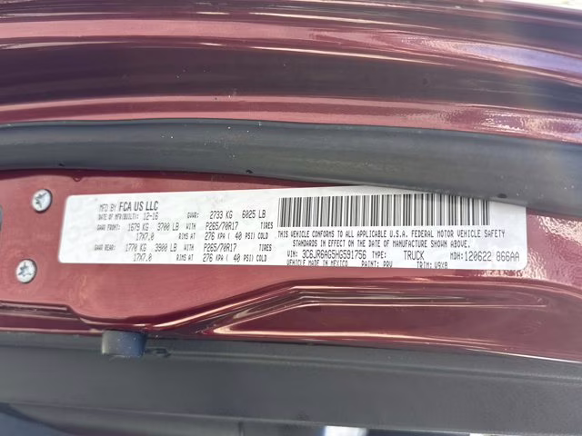 2017 Delmonico Red Pearlcoat Ram 1500 RWD Truck