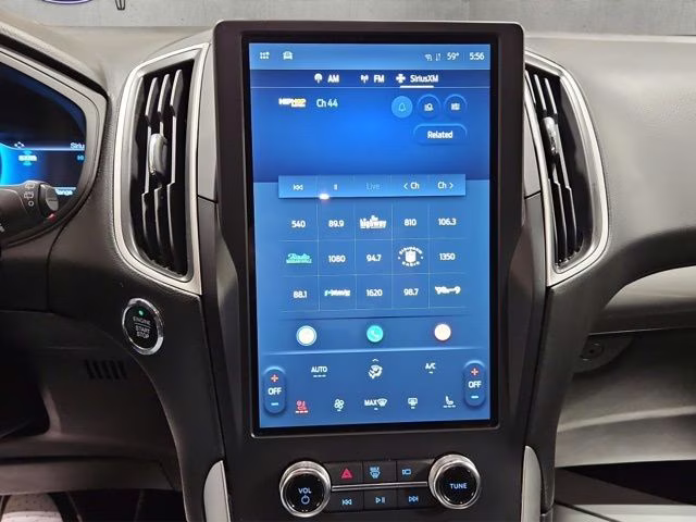 2024 Stone Blue Metallic Ford Edge SEL AWD SUV