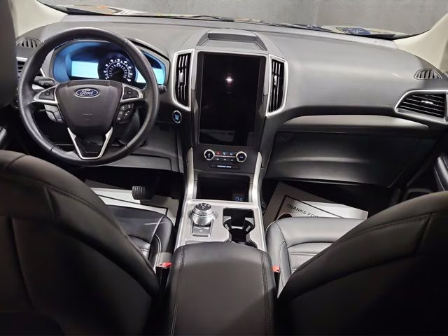 2024 Stone Blue Metallic Ford Edge SEL AWD SUV