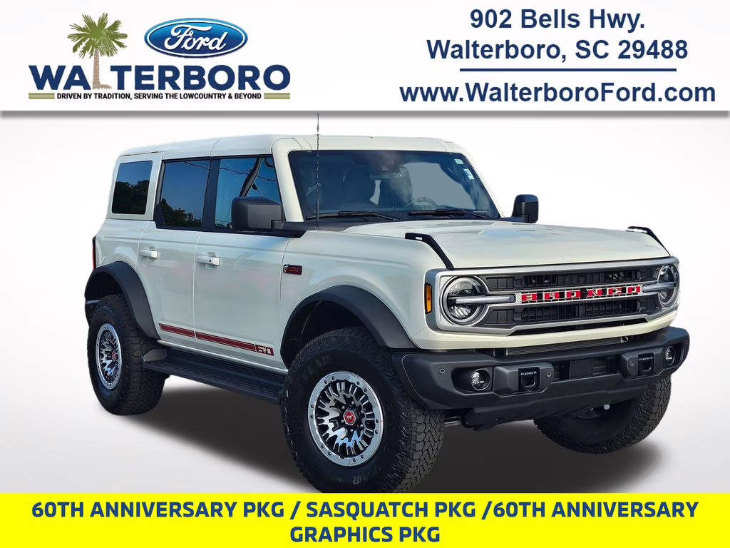 2026 Wimbledon White Ford Bronco Outer Banks 4X4 SUV