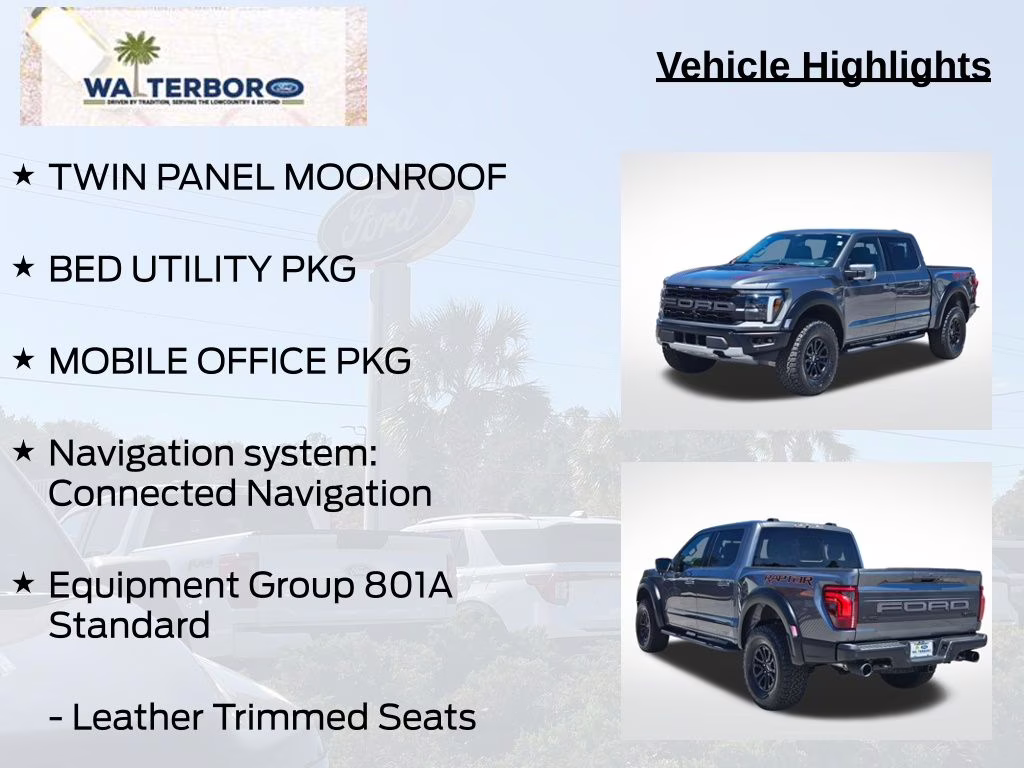 2026 Carbonized Gray Metallic Ford F-150 Raptor 4X4 Truck