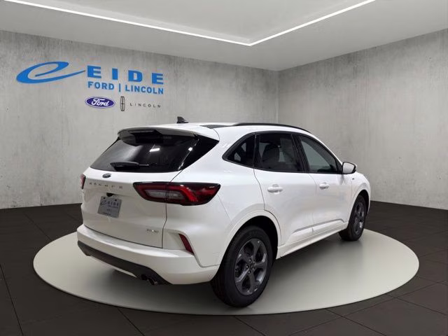 2024 Star White Metallic Tri-Coat Ford Escape ST-Line Select AWD SUV