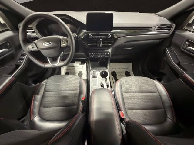 2024 Star White Metallic Tri-Coat Ford Escape ST-Line Select AWD SUV