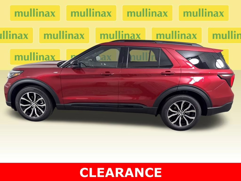 2026 Rapid Red Metallic Tinted Clearcoat Ford Explorer ST-Line RWD SUV