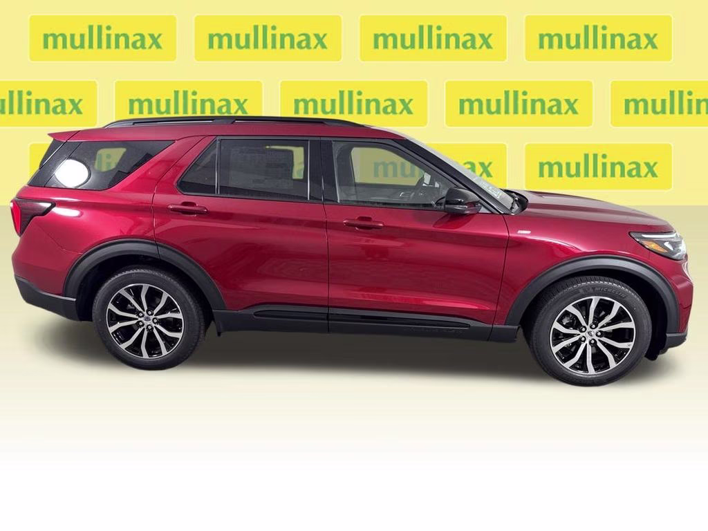 2026 Rapid Red Metallic Tinted Clearcoat Ford Explorer ST-Line RWD SUV