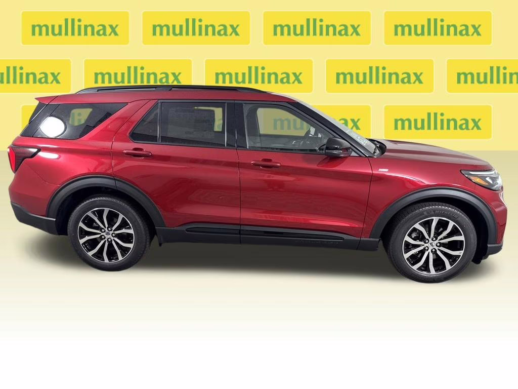 2026 Rapid Red Metallic Tinted Clearcoat Ford Explorer ST-Line RWD SUV