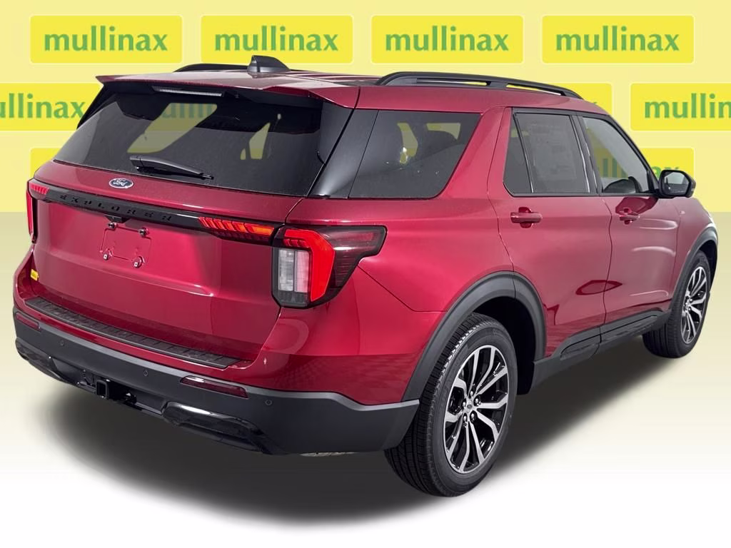 2026 Rapid Red Metallic Tinted Clearcoat Ford Explorer ST-Line RWD SUV