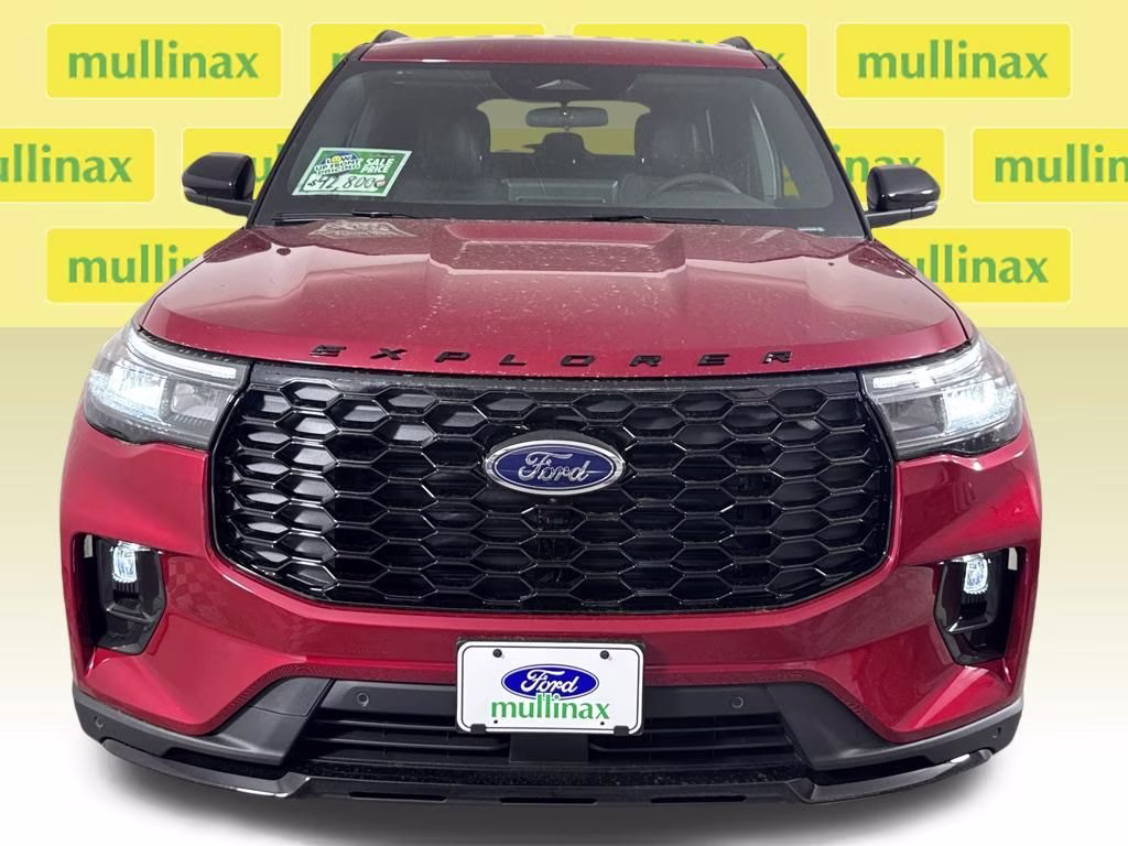 2026 Rapid Red Metallic Tinted Clearcoat Ford Explorer ST-Line RWD SUV
