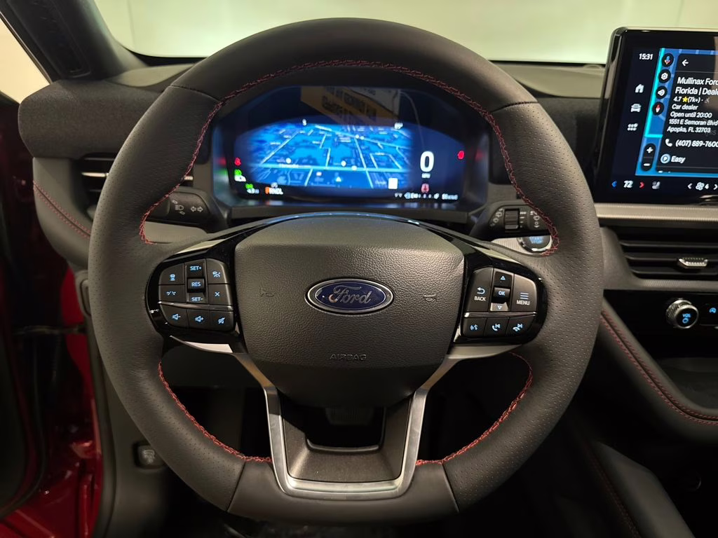 2026 Rapid Red Metallic Tinted Clearcoat Ford Explorer ST-Line RWD SUV