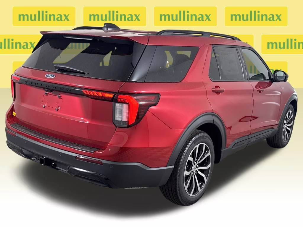 2026 Rapid Red Metallic Tinted Clearcoat Ford Explorer ST-Line RWD SUV