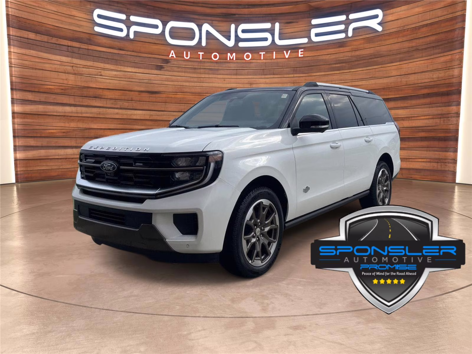 2026 Star White Metallic Tri-Coat Ford Expedition Max King Ranch 4X4 SUV