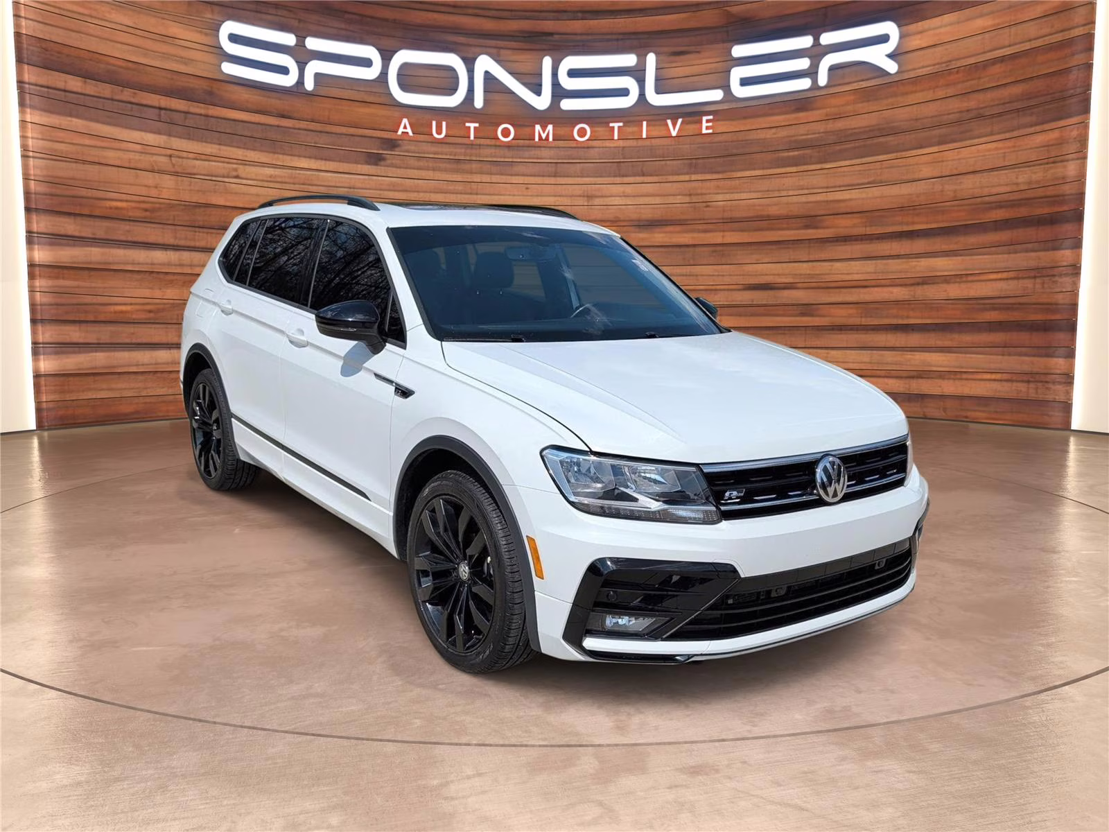 2021 Pure White Volkswagen Tiguan SE R-Line Black FWD SUV