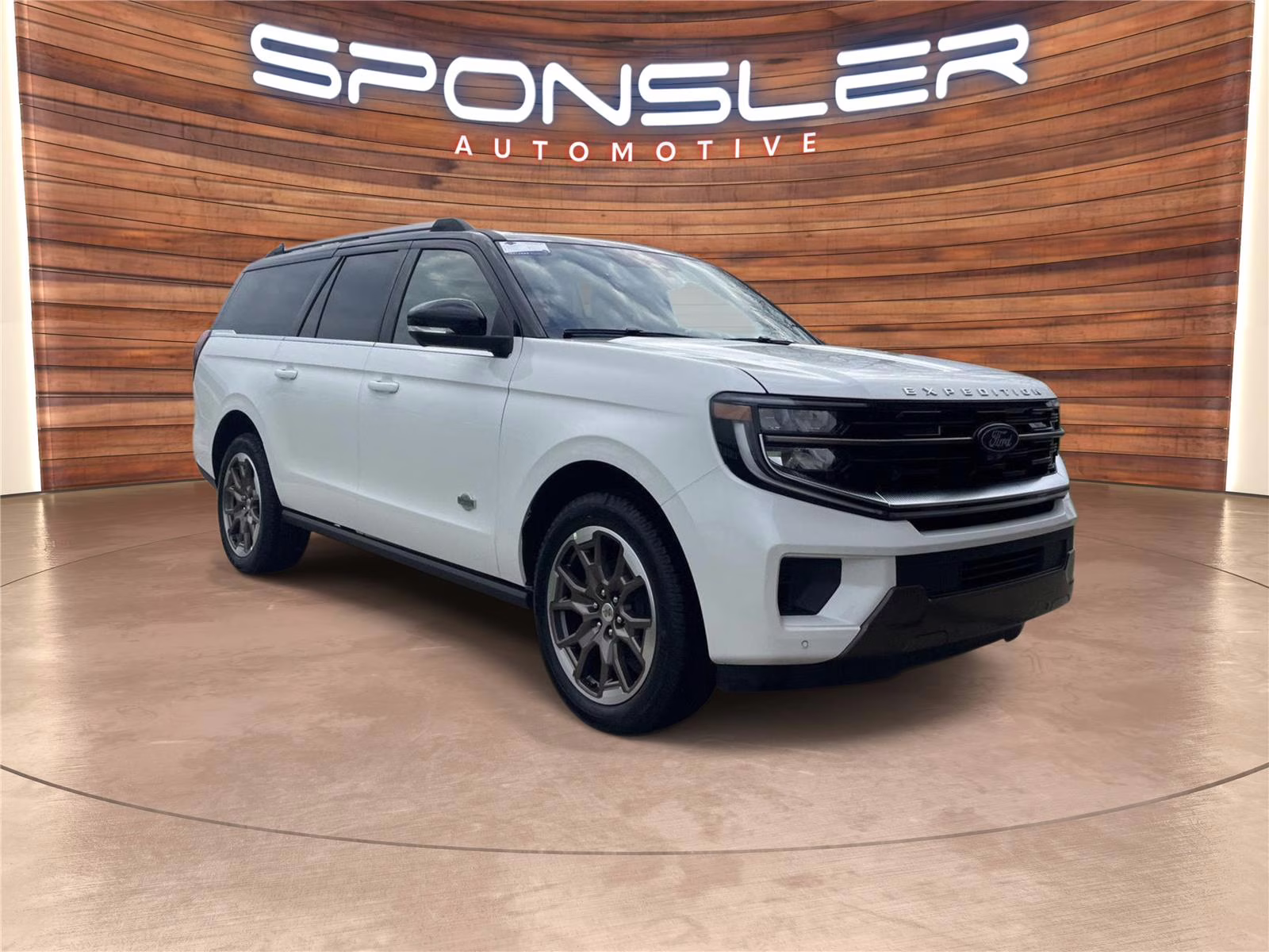 2026 Star White Metallic Tri-Coat Ford Expedition Max King Ranch 4X4 SUV