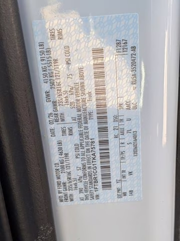 2026 Oxford White Ford Transit Cargo Van RWD Van