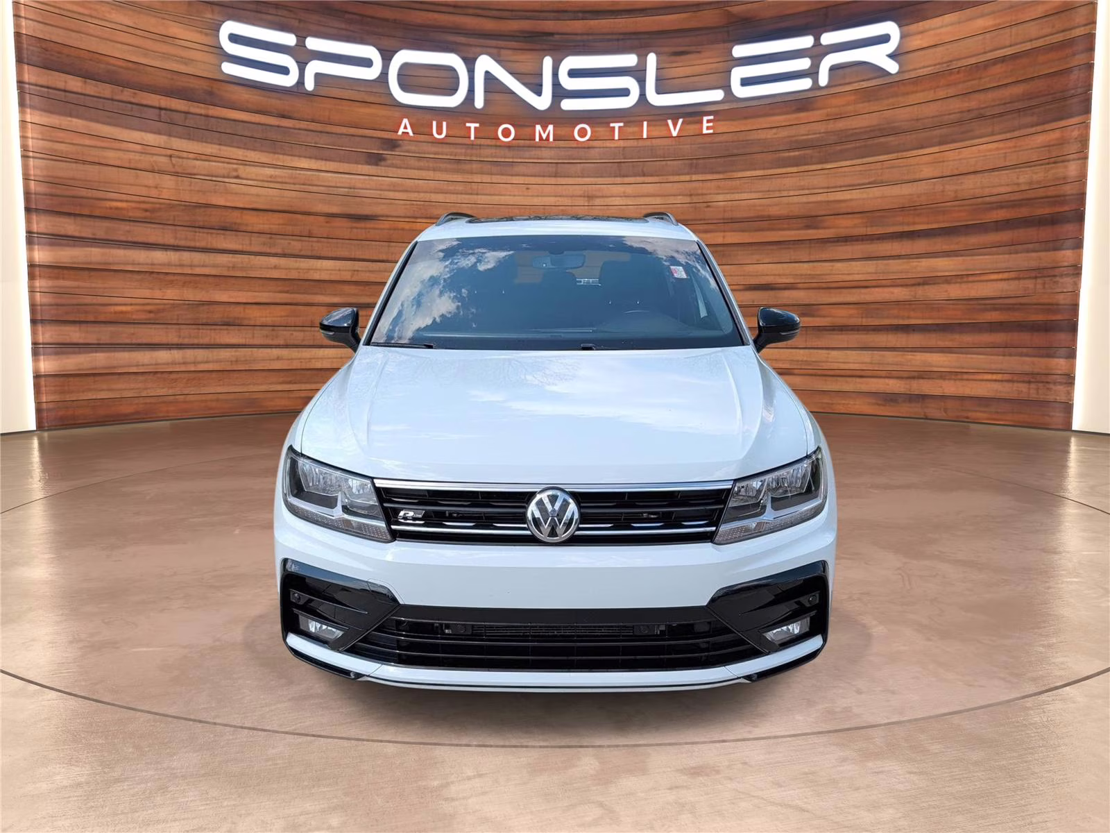 2021 Pure White Volkswagen Tiguan SE R-Line Black FWD SUV