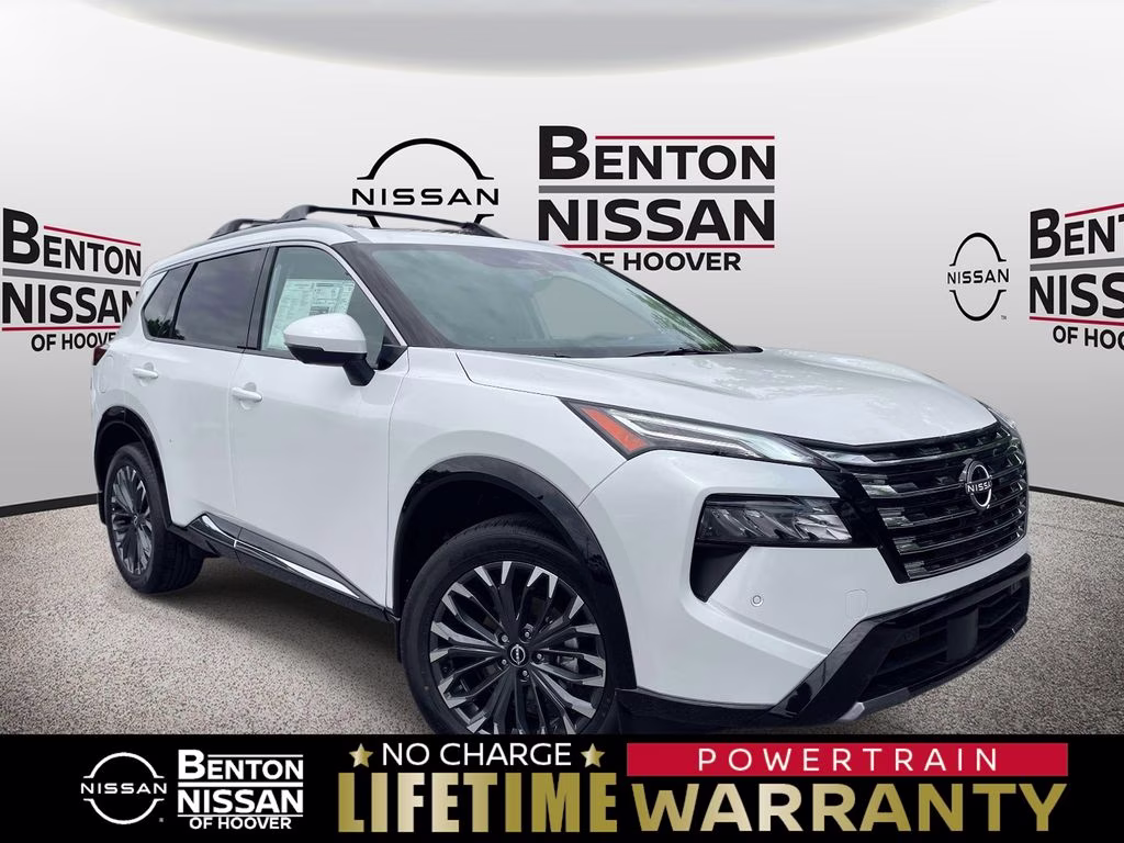 2026 Everest White Pearl Tricoat Nissan Rogue Platinum AWD SUV
