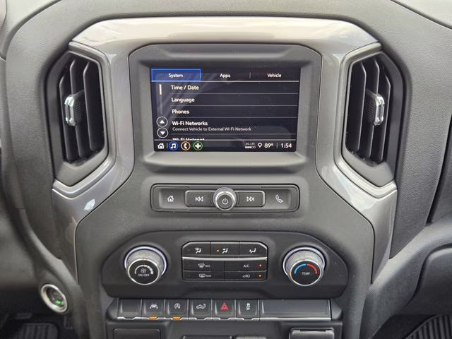 2025 Sterling Gray Metallic Chevrolet Silverado 1500 Custom 4X4 Truck