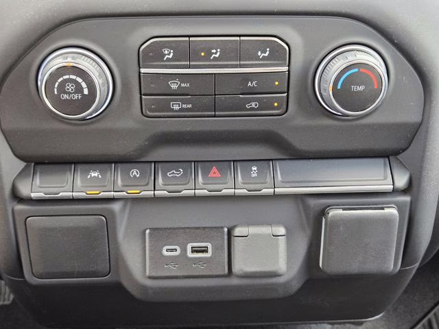 2025 Sterling Gray Metallic Chevrolet Silverado 1500 Custom 4X4 Truck