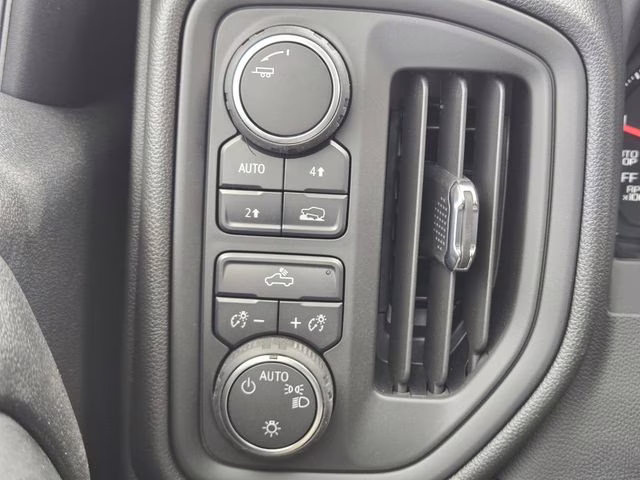 2025 Sterling Gray Metallic Chevrolet Silverado 1500 Custom 4X4 Truck