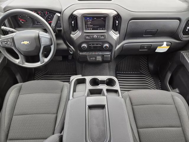 2025 Sterling Gray Metallic Chevrolet Silverado 1500 Custom 4X4 Truck