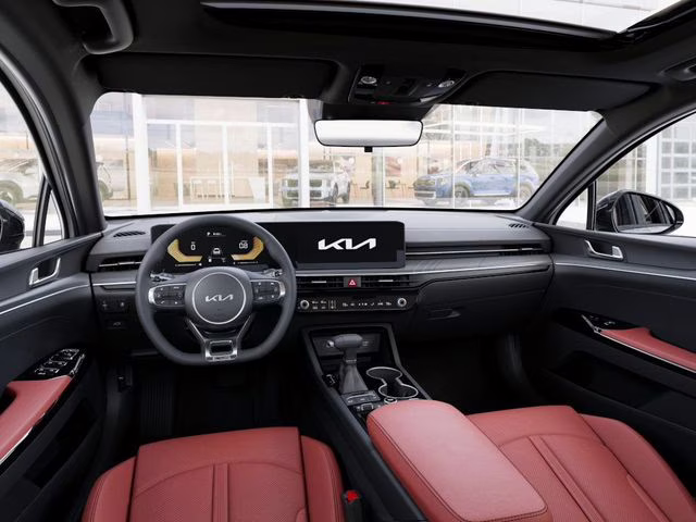 2026 Snow White Pearl Kia K5 GT-Line AWD Sedan