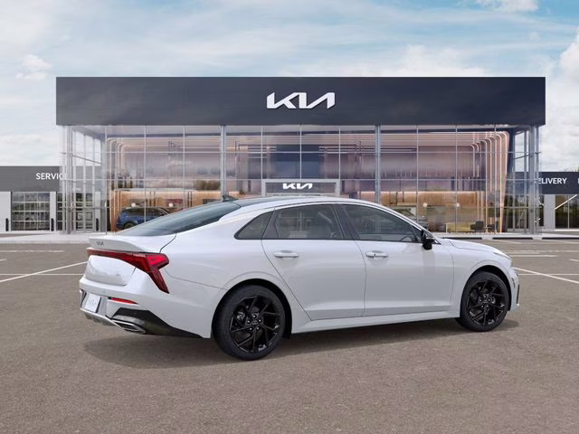 2026 Snow White Pearl Kia K5 GT-Line AWD Sedan